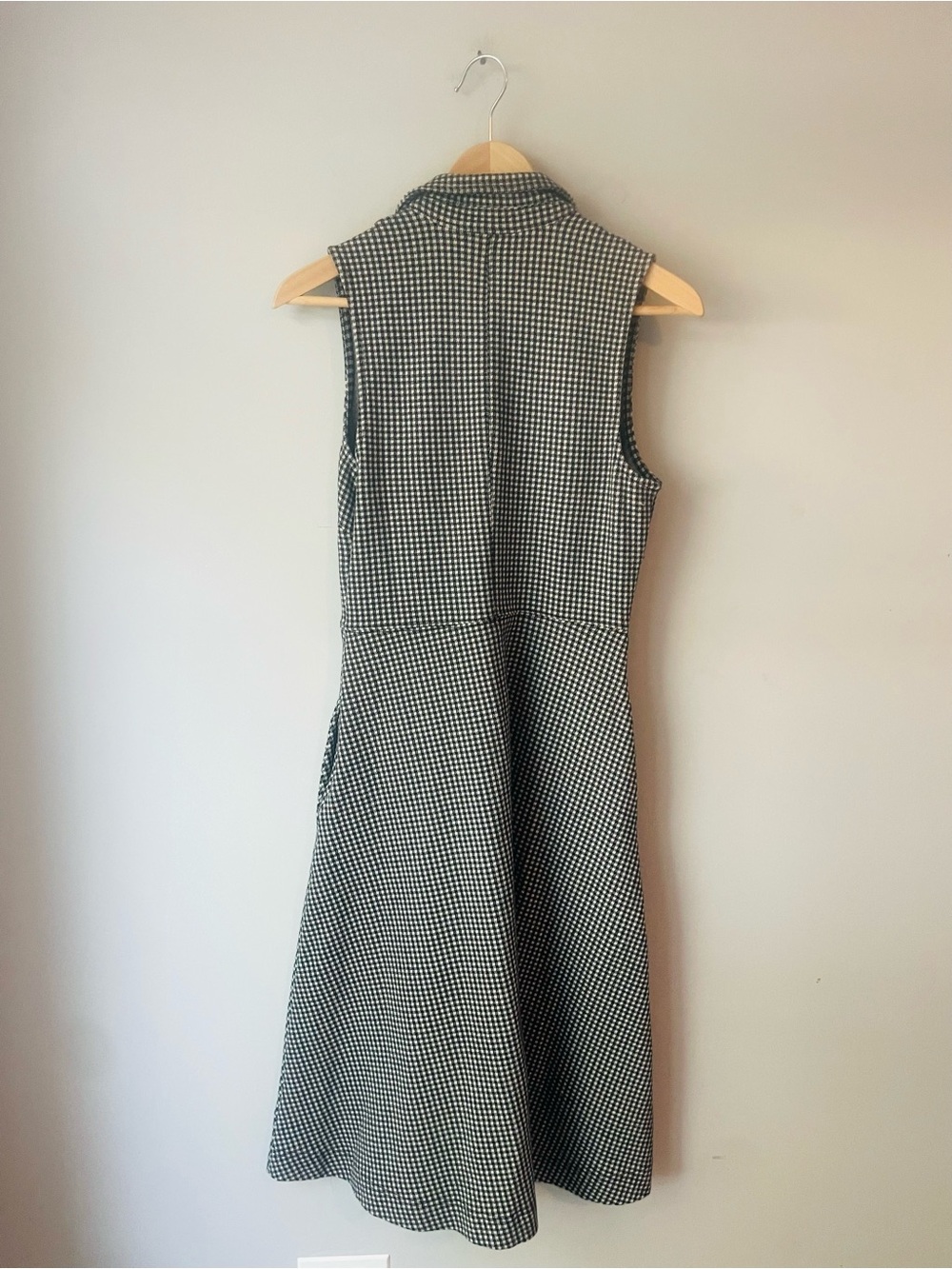 Maeve Anthropologie Gingham Collared Midi Dress - Picture 6 of 8